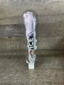 Mango de grifo de cerveza helada Labatt plateado y negro Lucite de colección ¡Enumerado ahora! - Imagen 1 de 7