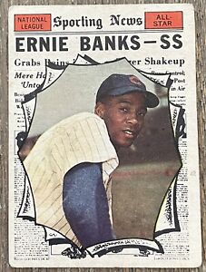 1961 Topps Ernie Banks #575 - HOF Sport Magazine  - Chicago Cubs