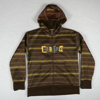 Свитер детский Burton размер большой (10/12) коричневый на молнии с длинным рукавом - Изображение 1 из 4