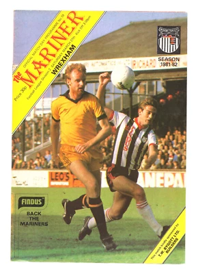 Grimsby Town v Wrexham 1981-1982 Division Two 27/03/1982 - Image 1 of 2