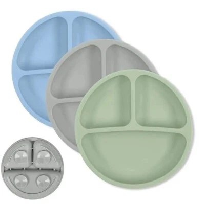 Silikon Menüteller für Baby - Bild 1 von 4