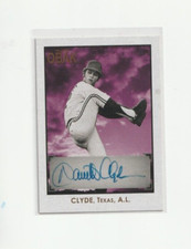 2010 TRISTAR OBAK David Clyde Autograph /75 Texas Rangers D847