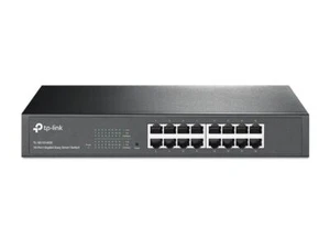 Switch Gigabit Easy-Smart Ethernet desktop a 16 porte TP-Link, custodia - Foto 1 di 4