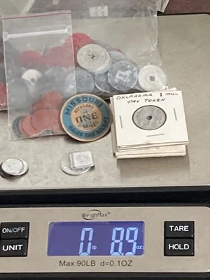 大号 ~ 8 盎司销售税代币 批量 混合类型和州 — 第 1/4 张图片