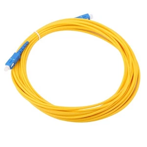 10m/11yd SC To SC Duplex Fiber Patch Cord Jumper Cable Single Mode Patch Cor SAL - Photo 1/7