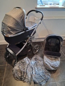 Oyster 3 Pushchair, Carrycot And Stroller, 2 In 1 Travel System - Picture 1 of 11
