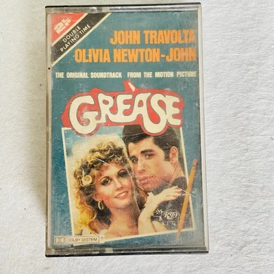 Vintage Grease Cassette Movie Soundtrack John Travolta Olivia Newton-John 1978 - image 1 of 4