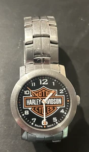 2009 Bar & Shield Harley Davidson by Bulova Watch 76A019 Stainless Steel 37mm - Picture 1 of 6