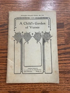 RARE! A Child's Garden of Verses by Robert Louis Stevenson, 1912 - Picture 1 of 4