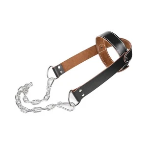 Fitness Neck Harness Strengthener Elastic Portable Universal with Iron Chain - Picture 1 of 7
