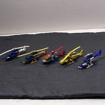 Vintage 1985 Matchbox - Mission Helicopter 1:80 Diecast Aircraft - Lot Of 5 - Image 1 of 4