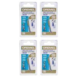Dremel1/8" (3,2 mm) Punta per Intaglio Utensile Rotante in Carburo di Tungsteno (Confezione da 4) - Foto 1 di 3