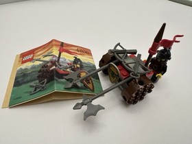 Vintage Lego Set 4806 - Cart Knights Kingdom - Axe Cart. 100% Complete.