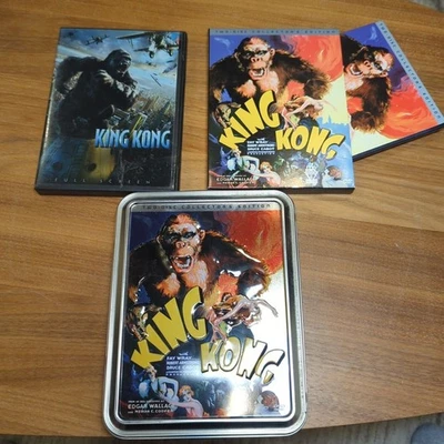 KING KONG Bundle 2-DISC COLLECTOR'S EDITION DVD IN METAL BOX + 2003 King Kong - Image 1 of 4