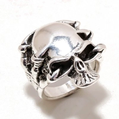 Tribal Bali Gemstone Handmade Fashion Ethnic Gift Vintage Jewelry Ring 7" SR 09 - Image 1 of 4