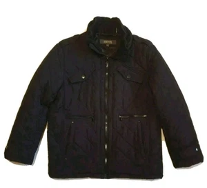 Kenneth Cole Jacke Mantel Damen M schwarz Rautensteppung wasserdicht  - Bild 1 von 8