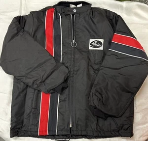 Vintage 1970s Swingster Lined Jacket Men’s L Racing Stripe Detail Gates Mfg NIP - Picture 1 of 3