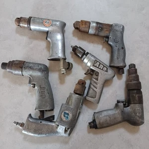 Vintage Pneumatic Tool Set Lot of 6 ( B&B, Cleco, ARO, MP....) Untested - Picture 1 of 15