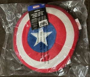 Chewy Marvel Captain America Schild rund Plüsch Hundespielzeug - Bild 1 von 4