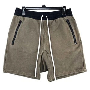 Fear of God Essentials Sweat Shorts Mens Small Brown Drop Crotch Streetwear FOG - Picture 1 of 10