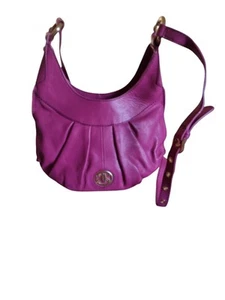 Borsa a tracolla donna Risk in pelle rosa fucsia nuova - Foto 1 di 6