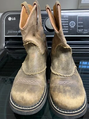 Botas vaqueras occidentales de cuero Ariat Fatbaby juveniles talla 4 10001995 Foto 1 de 4