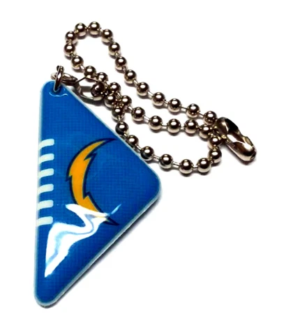 SAN DIEGO CHARGERS LIGHT PULL NFL SOFT PADDED BALL TWO SIDED 6" CHAIN CONNECTOR Cover