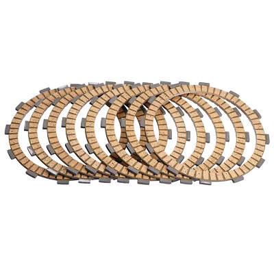 Kit de embrague 8 piezas placas de fricción para Harley Electra Glide Road King Dyna Softail Foto 1 de 4