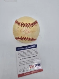 INDIANS EARLY WYNN SIGNED OFFICIAL AMERICAN LEAGUE BASEBALL PSA/DNA - Picture 1 of 5