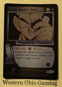 Dragon Ball Z CCG Orange Shoulder Throw #50 Foil TCG Sayian Saga - Picture 1 of 2
