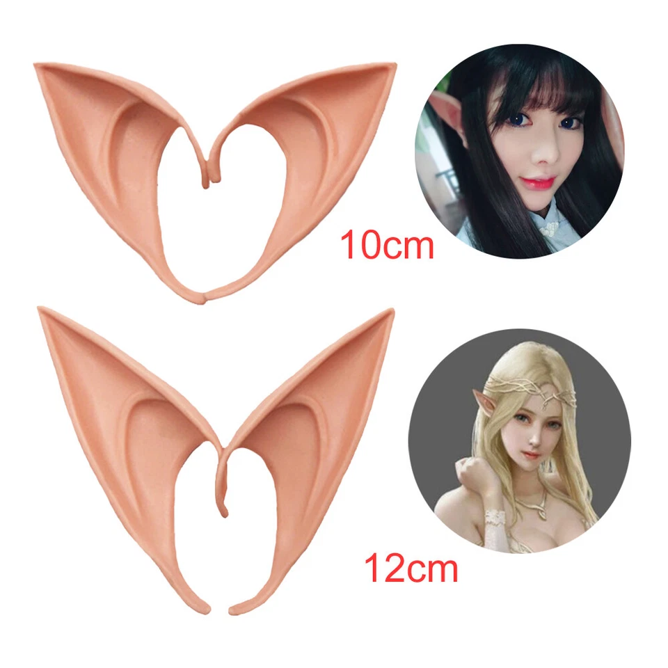 Emulsion Latex Elf Ears Cosplay Ears Fairy Pixie Costume For Manga Anime Party - Image 1 of 4