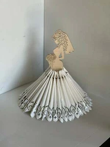 "Soporte para servilletas ""NOVIA"" 11"" de alto | Ajuste de mesa | Regalo para ella | Decoración de cocina| - Imagen 1 de 6