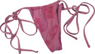 Frankies Bikinis Pink Flower Skimpy Tie Bikini Bottoms Uk S