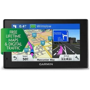 Garmin Drivesmart 50LMT-D 5" GPS Nawigacja satelitarna - Dożywotnie mapy Wielkiej Brytanii i Europy Zachodniej (U) - Zdjęcie 1 z 9