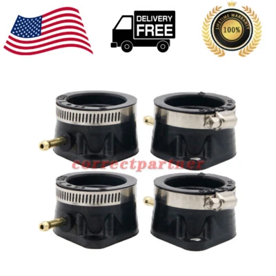 Botas colector de admisión de carburador 4 piezas KZ900 para Kawasaki 16065-029 16065-028 NUEVAS Foto 1 de 4