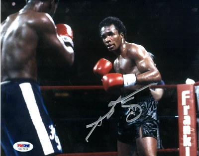 Sugar Ray Leonard Boxing Autographed Signed 8x10 Photo  PSA - Image 1 of 2
