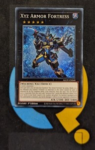AGOV-EN040 Xyz Armor Fortress Super Rare 1st Edition YuGiOh Card Age of Overlord
