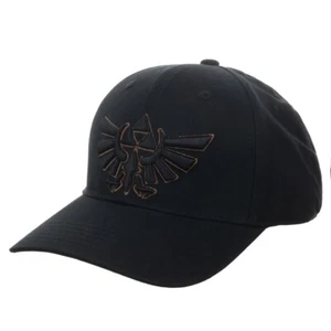 Nintendo Legend of Zelda Triforce Flex Fitted Cap Hat Official Bioworld Licensed - Picture 1 of 5