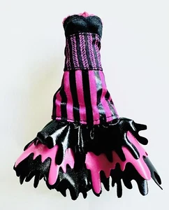 Monster High Puppe Draculaura Sweet Screams schwarz & rosa trägerloses Kleid - Bild 1 von 2