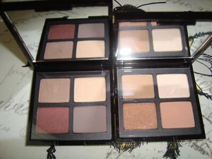MALLY OPEN UP 8 EVERYDAY NUDES DEEP NEUTRALS 2 QUAD PALETTES TALC FREE NIB - Picture 1 of 4