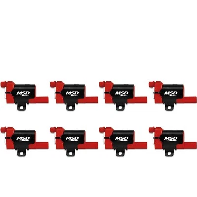 MSD Ignition Red Coil Blaster Series 8 Pack For 2000-2009 Chevrolet Tahoe - Image 1 of 3