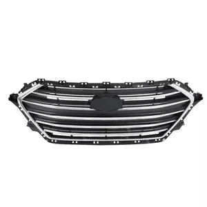 Labwork Front Upper Bumper Grille Chrome For 17-18 Hyundai Elantra Chrome Trim - Picture 1 of 12