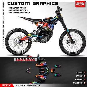 Racing Graphics Decals Stickers Dirt Bike for Surron Light Bee X S Sur-Ron LBX - Picture 1 of 8