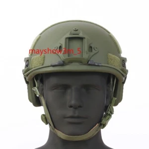 IN US! Tactical Bulletproof Helmet Lightweight Fast Response Safety One Size NEW - Picture 1 of 17