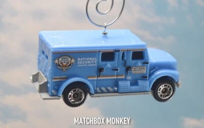 Armored Bank Brinks Truck Custom Christmas Tree Ornament Delivery Box Adorno - Image 1 of 4