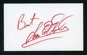 Sean O'Grady ehemaliger 1981 WBA Lightweight Boxing Champion signiert 3x5 Karte E26243 - Bild 1 von 1
