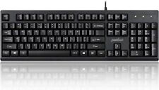 Perixx PERIBOARD-523 Wired Washable USB Keyboard, TÜV Certified with IP 58 Level