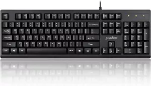 Perixx PERIBOARD-523 Wired Washable USB Keyboard, TÜV Certified with IP 58 Level - Picture 1 of 7