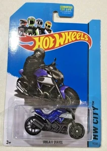 2013 Hot Wheels HW City Series Ducati Diavel Blue VHTF - Picture 1 of 2