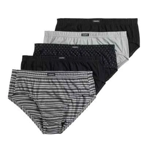 Men's Equipo 5-pack low rise Briefs assorted (Black/ Grey) no FLY - Picture 1 of 5
